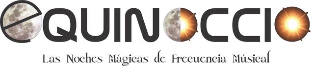 LOGO BLANCO DEL PROGRAMA EQUINOCCIO DE FRECUENCIA MUSICAL DOMINGOS DE 19 A 21 HRS TIEMPO DEL NOROESTE DE MÉXICO http://frecuenciamusical.mex.tl/