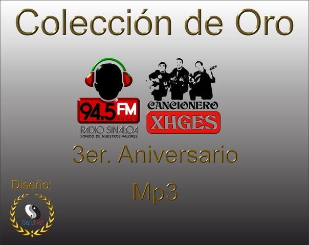 Portada de portacd Colección de Oro del programa Cancionero XHGES de Radio Sinaloa