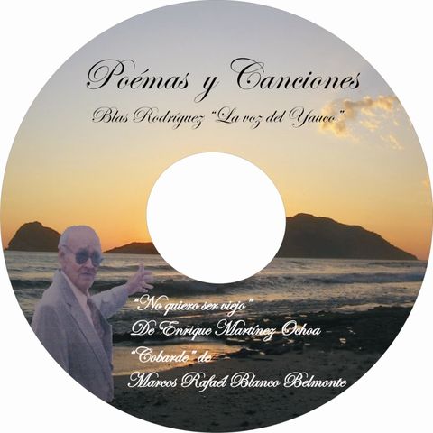 Portada de CD Poemas y Canciones de Don Blas Rodríguez 
