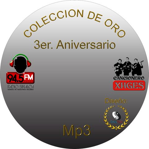 Colección de Oro de Cancionero XHGES de Radio Sinaloa Portada de CD